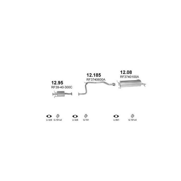 Išmetimo sistema POLMO POLMO05063