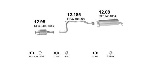 Išmetimo sistema POLMO POLMO05063