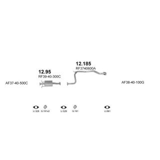 Išmetimo sistema POLMO POLMO05064