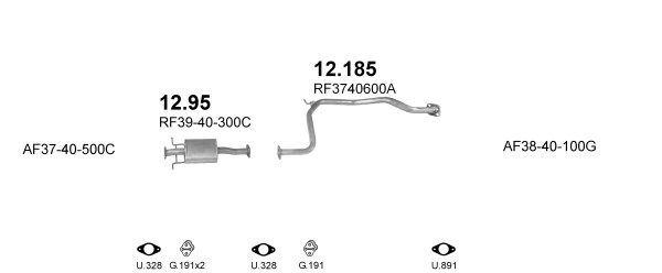 Išmetimo sistema POLMO POLMO05064