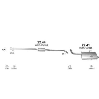 Išmetimo sistema POLMO POLMO06909