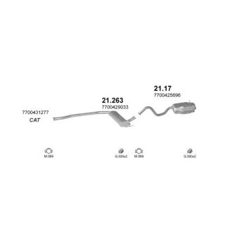 Išmetimo sistema POLMO POLMO08302