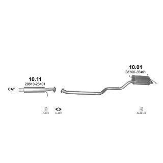 Išmetimo sistema POLMO POLMO08466