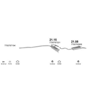 Išmetimo sistema POLMO POLMO08671