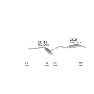 Išmetimo sistema POLMO POLMO08772