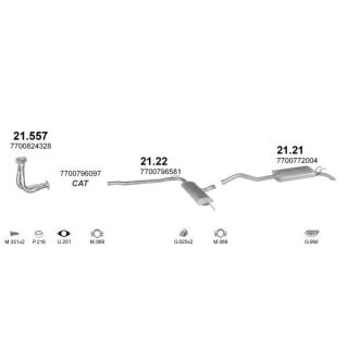 Išmetimo sistema POLMO POLMO08781