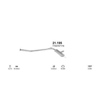 Išmetimo sistema POLMO POLMO08812