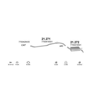 Išmetimo sistema POLMO POLMO09051