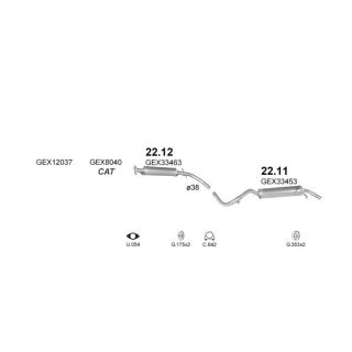 Išmetimo sistema POLMO POLMO09192