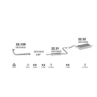 Išmetimo sistema POLMO POLMO09203