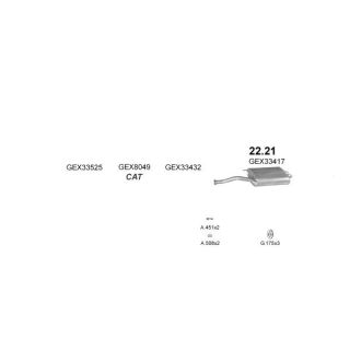 Išmetimo sistema POLMO POLMO09212