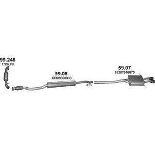 Išmetimo sistema POLMO POLMO10018