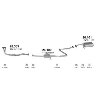 Išmetimo sistema POLMO POLMO10213