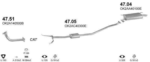 Išmetimo sistema POLMO POLMO20173