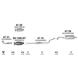 Išmetimo sistema POLMO POLMO22284