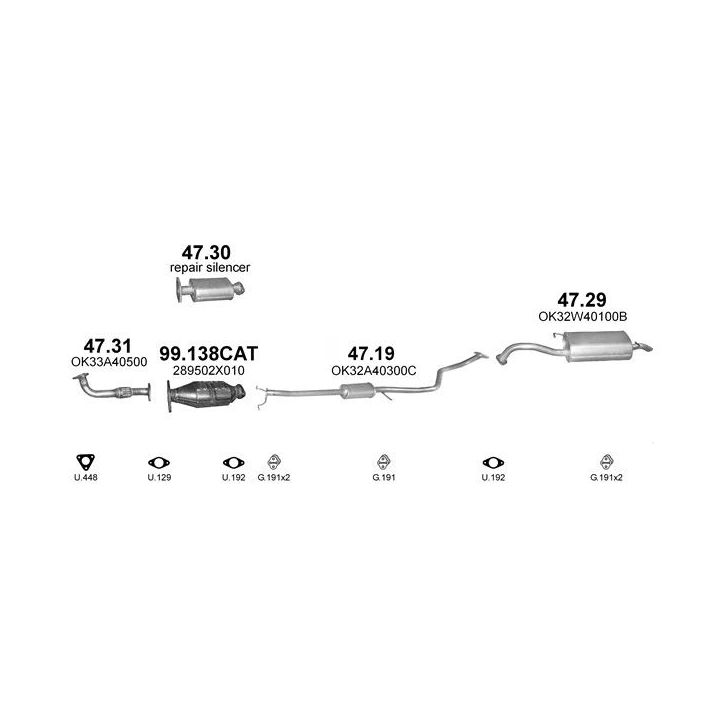 Išmetimo sistema POLMO POLMO22284