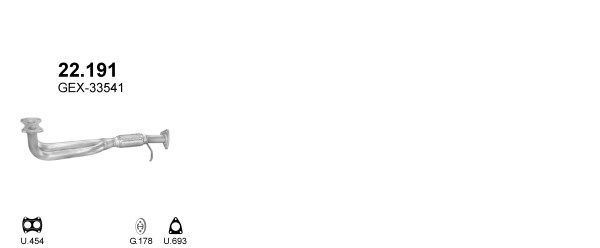 Išmetimo sistema POLMO POLMO30029