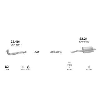 Išmetimo sistema POLMO POLMO30081