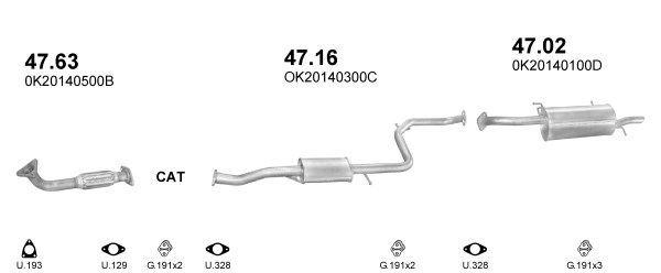 Išmetimo sistema POLMO POLMO30136