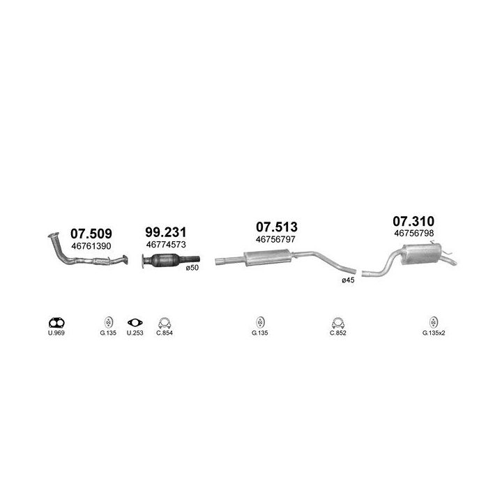 Išmetimo sistema POLMO POLMO30141