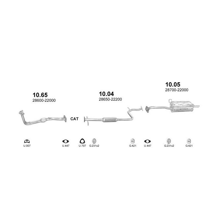 Išmetimo sistema POLMO POLMO30158