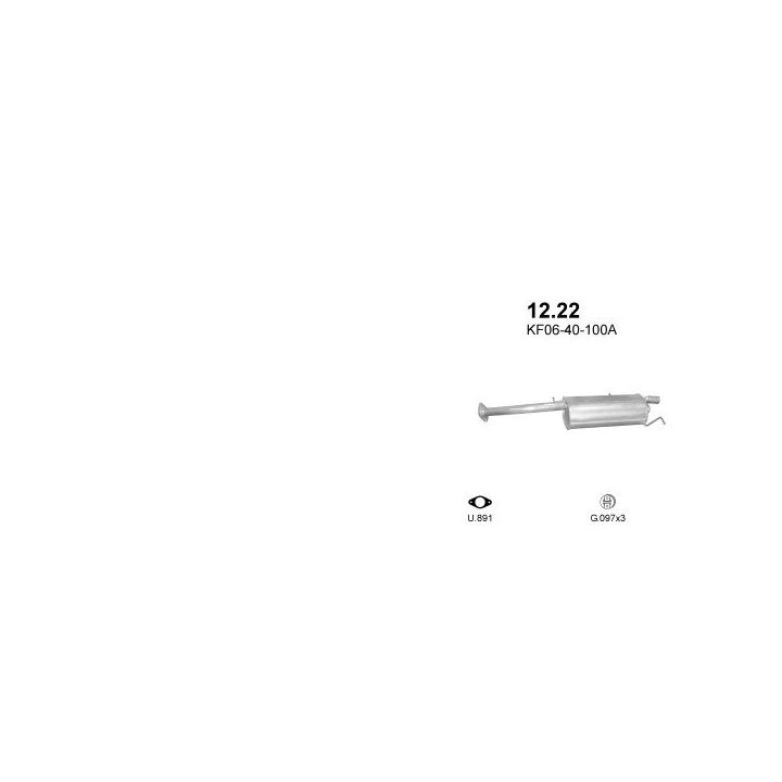 Išmetimo sistema POLMO POLMO30176