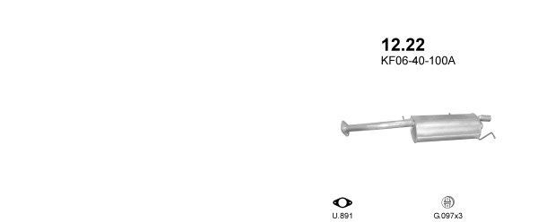 Išmetimo sistema POLMO POLMO30176