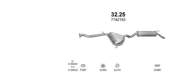 Išmetimo sistema POLMO POLMO30248