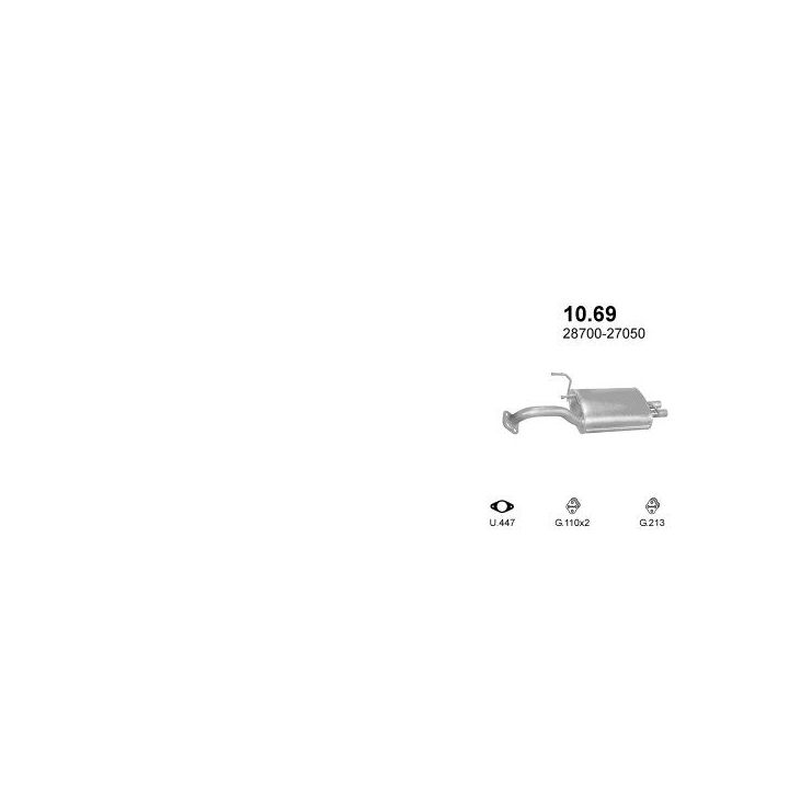 Išmetimo sistema POLMO POLMO30297