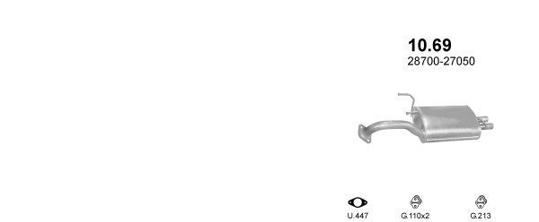 Išmetimo sistema POLMO POLMO30297