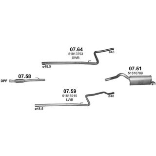 Išmetimo sistema POLMO POLMO40011
