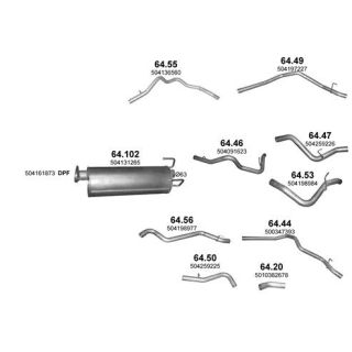 Išmetimo sistema POLMO POLMO40067
