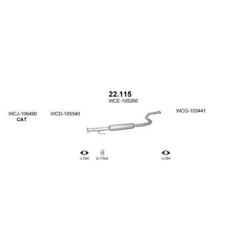 Išmetimo sistema POLMO POLMO90027