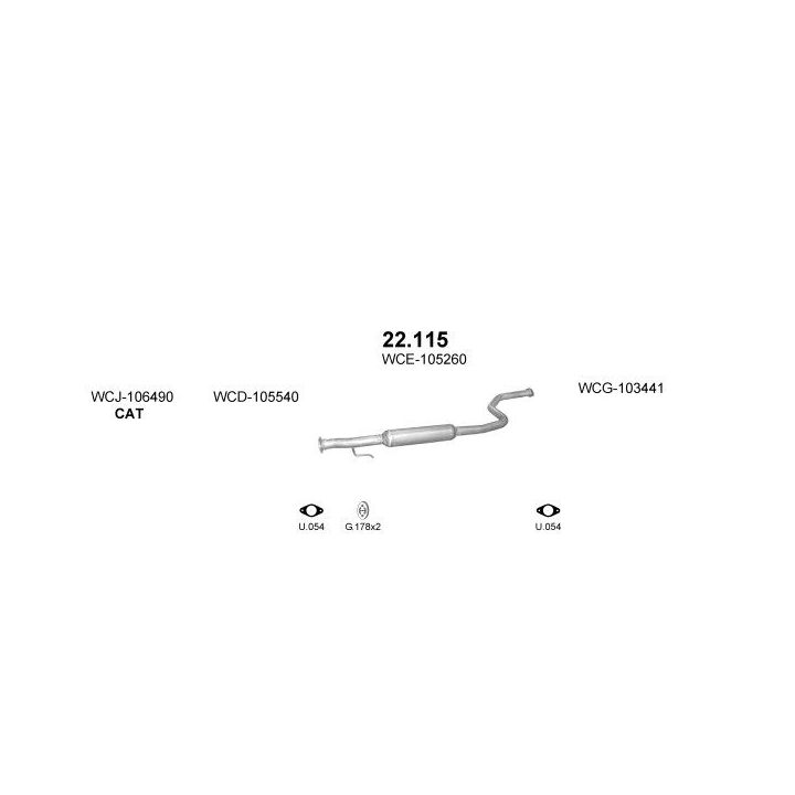 Išmetimo sistema POLMO POLMO90027