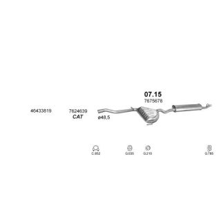 Išmetimo sistema POLMO POLMO99154
