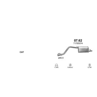 Išmetimo sistema POLMO POLMO99170