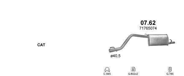 Išmetimo sistema POLMO POLMO99170