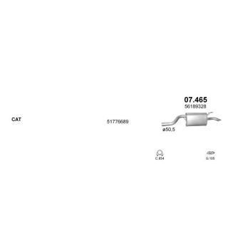 Išmetimo sistema POLMO POLMO99197