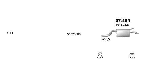 Išmetimo sistema POLMO POLMO99197