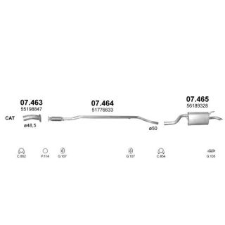 Išmetimo sistema POLMO POLMO99224