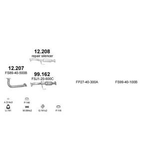 Išmetimo sistema POLMO POLMO99232