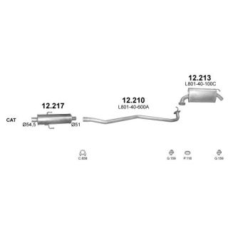 Išmetimo sistema POLMO POLMO99234