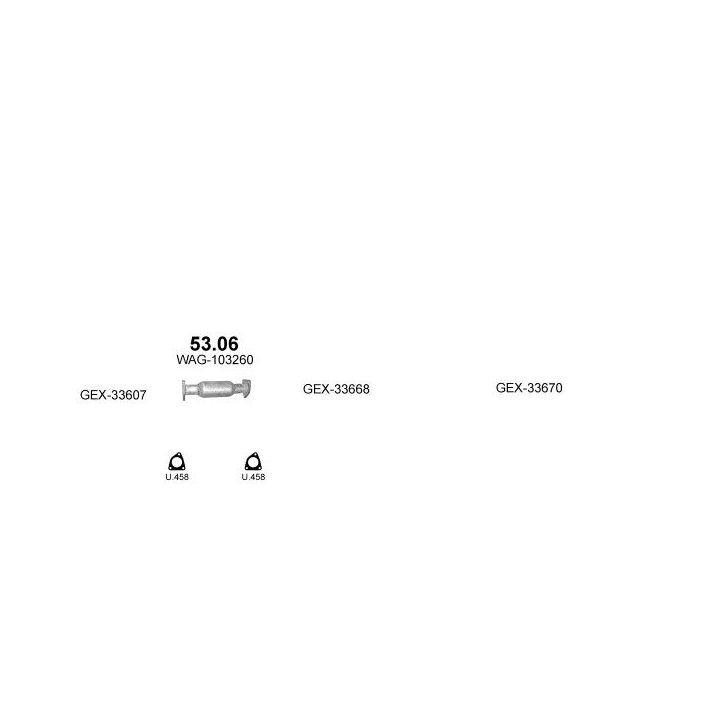 Išmetimo sistema POLMO POLMO99265