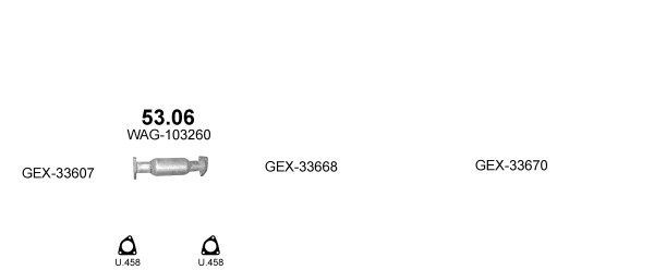 Išmetimo sistema POLMO POLMO99265