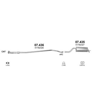 Išmetimo sistema POLMO POLMO99358