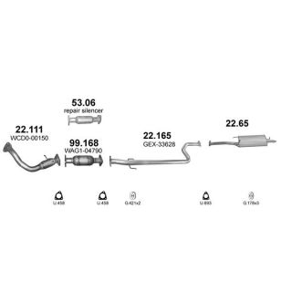 Išmetimo sistema POLMO POLMO99431