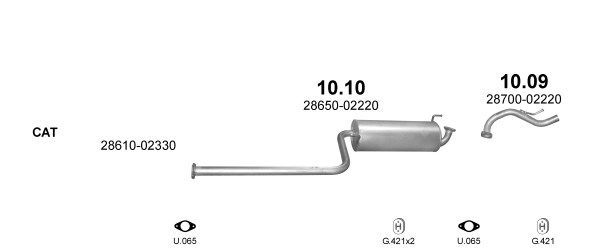 Išmetimo sistema POLMO POLMO99451