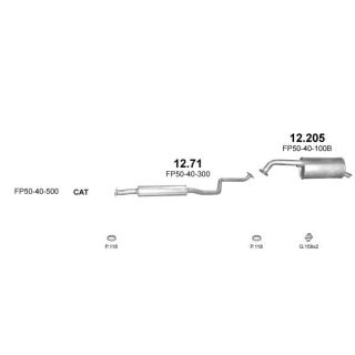 Išmetimo sistema POLMO POLMO99528