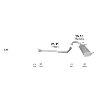 Išmetimo sistema POLMO POLMO99535