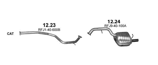 Išmetimo sistema POLMO POLMO99625